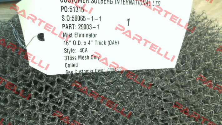 DM 16 / for SLS-M1175D5-DN150 Solberg