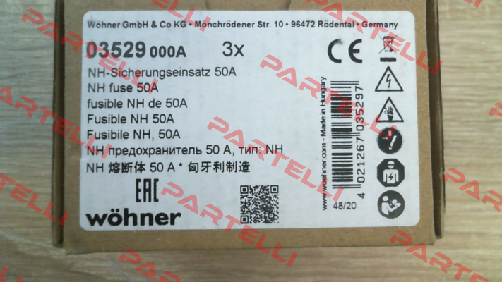 03529 (pack x3) Wöhner