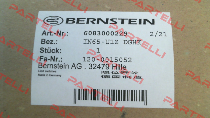 6083000229 \ IN65-U1Z DGHK Bernstein