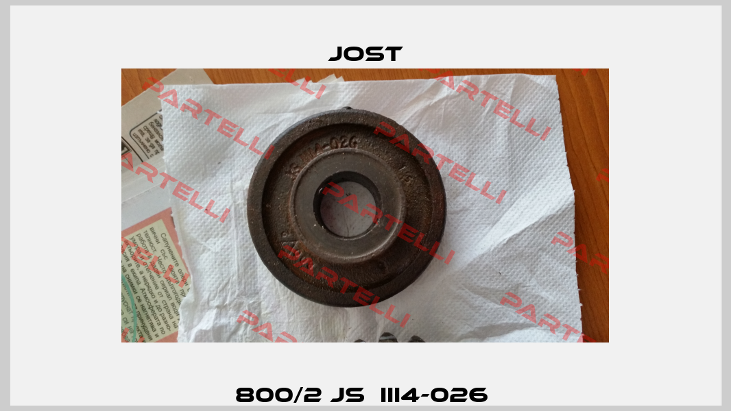 800/2 JS  III4-026  Jost