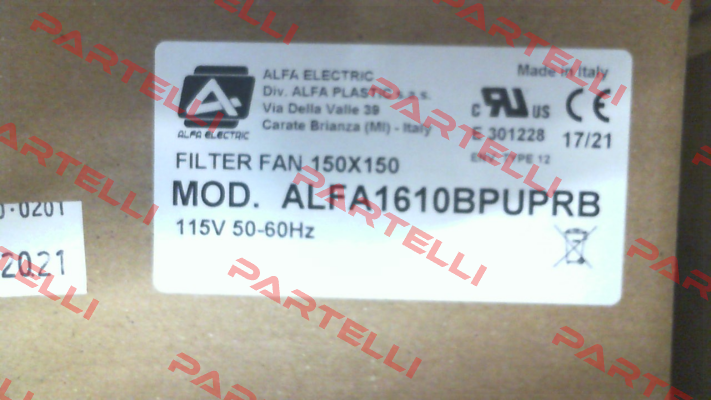 ALFA 1610 BPUPRB Alfa Electric