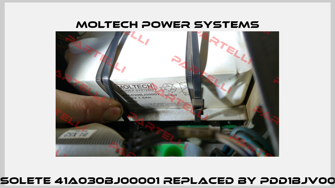 Obsolete 41A030BJ00001 replaced by PDD1BJV001A  Moltech Power Systems