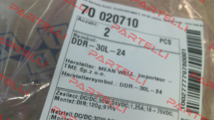 DDR-30L-24 Mean Well