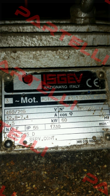 AS 132 MA4 – NEMA 215D – cast iron  Isgev