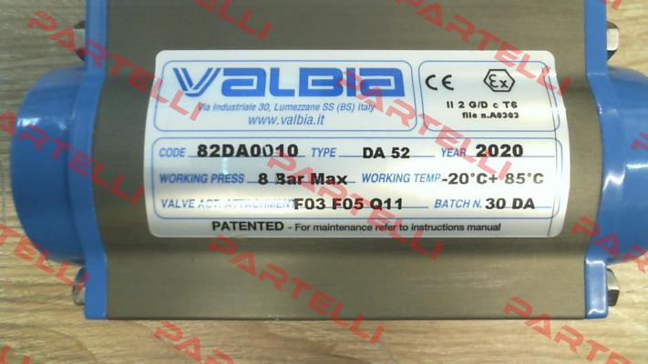82DA0010 DA52 Valbia