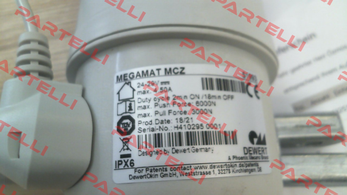 MCZ/GY/386-200/F/6.0/24 DEWERT