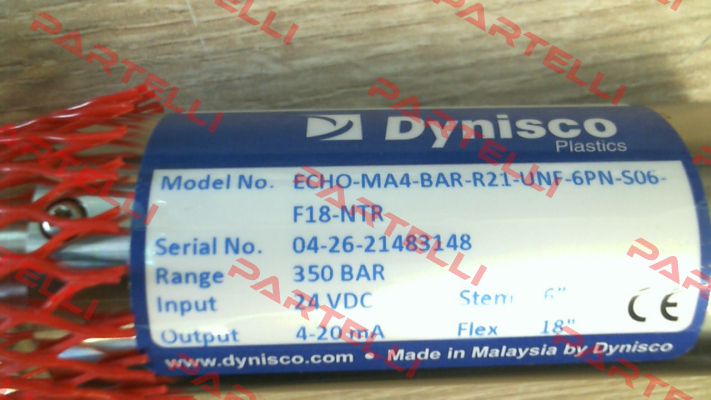 ECHO-MA4-BAR-R21-UNF-6PN-S06-F18-NTR Dynisco