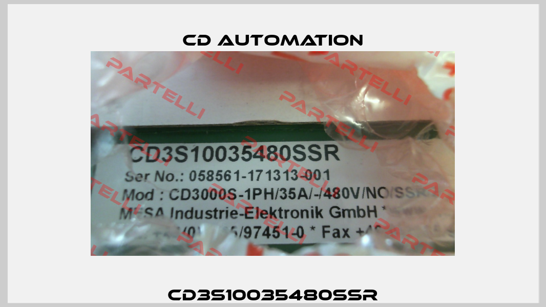 CD3S10035480SSR CD AUTOMATION