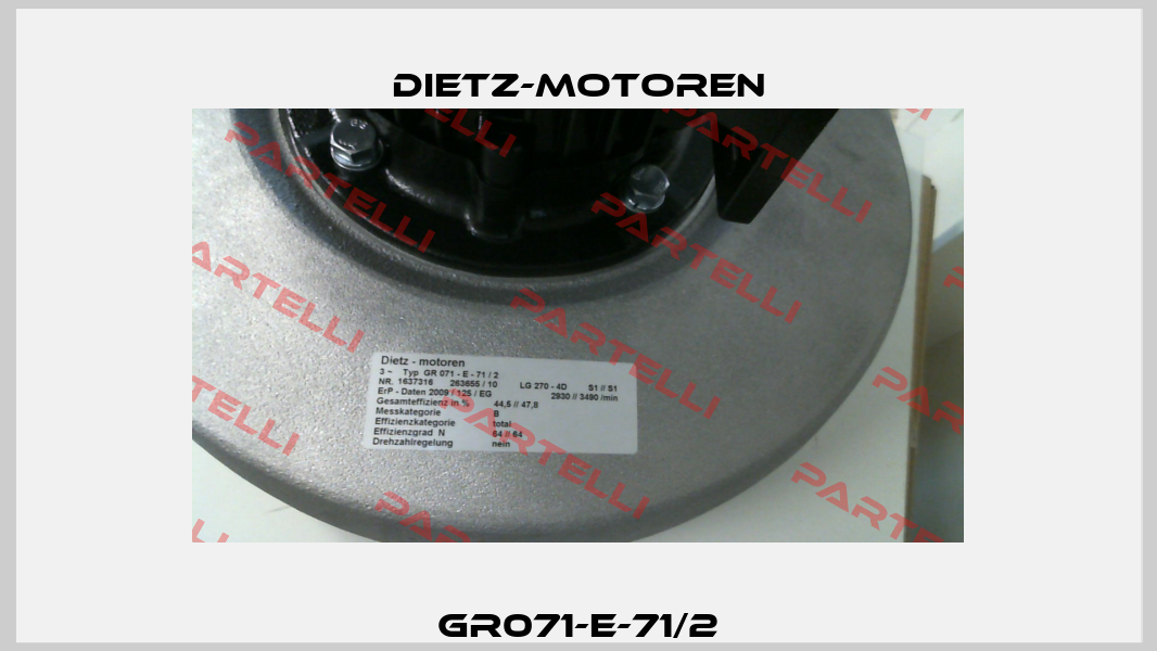 GR071-E-71/2 Dietz-Motoren