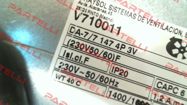 DA 7/7 CM 147 W 4 P 3 V  / V710011 Chaysol