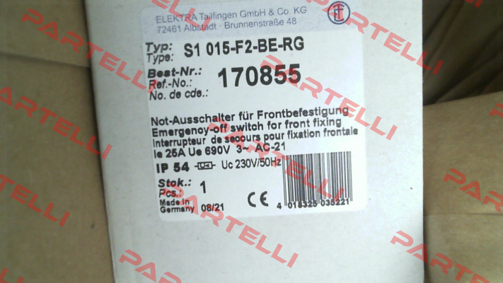 S1 015-F2-BE-RG Elektra Tailfingen