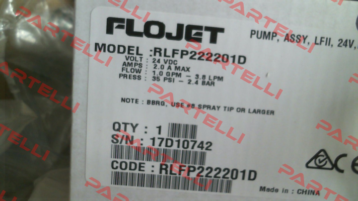 RLFP222201 Flojet Pump