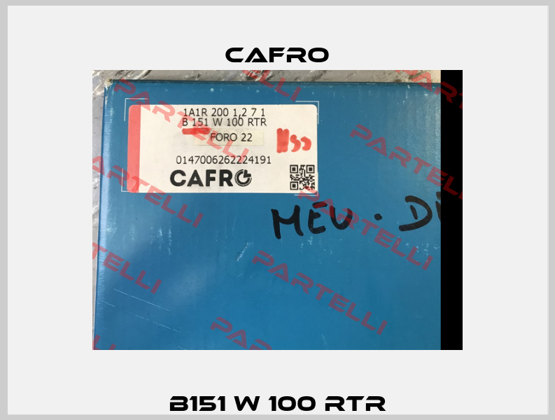 B151 W 100 RTR Cafro