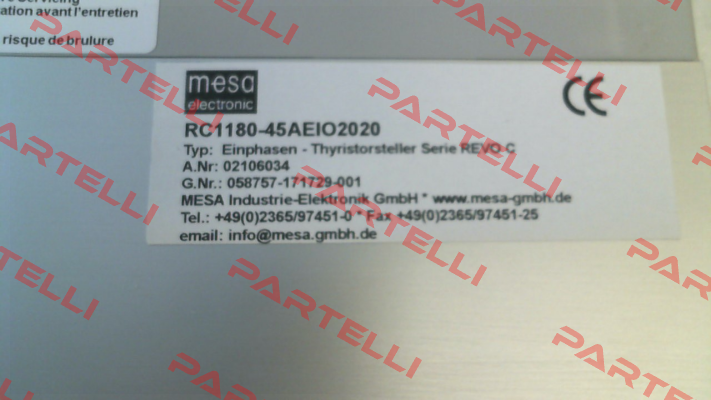 RC1180-45AEIO2020 CD AUTOMATION