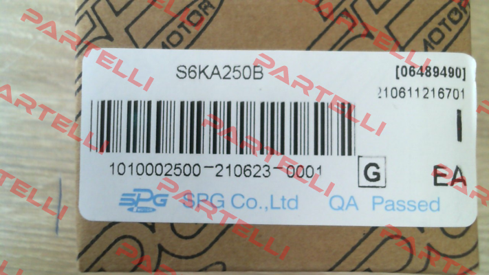 S6KA250B Spg Motor