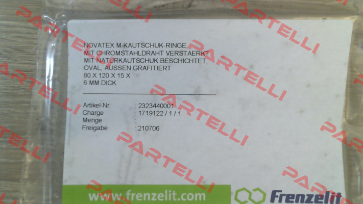 Nr 05 9999 0600 (Novatex 80x120x15x 6mm) Frenzelit