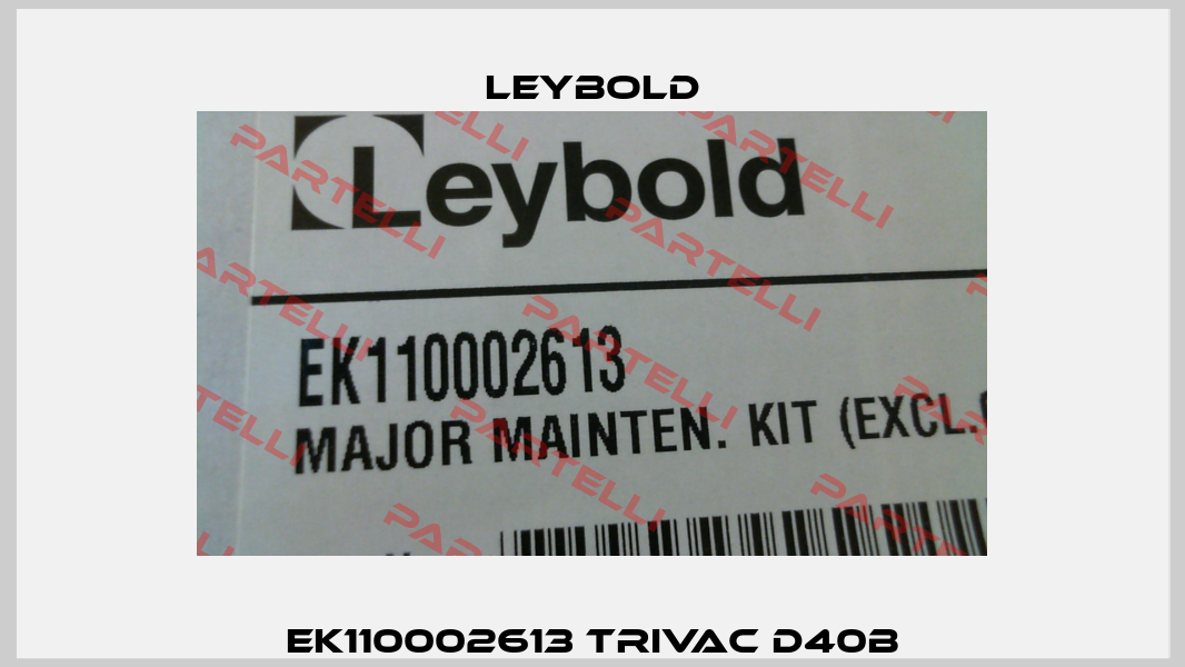 EK110002613 TRIVAC D40B Leybold