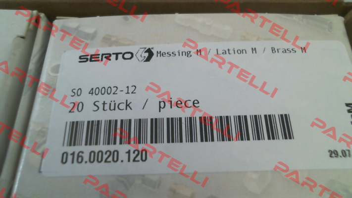 016.0020.120 / SO 40002-12 Serto