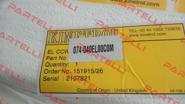 074-040EL00C0M Kinetrol