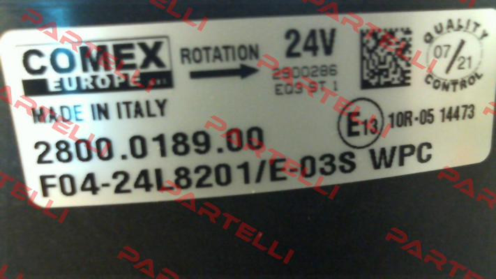 F04-24L8201-03S  WPC Comex