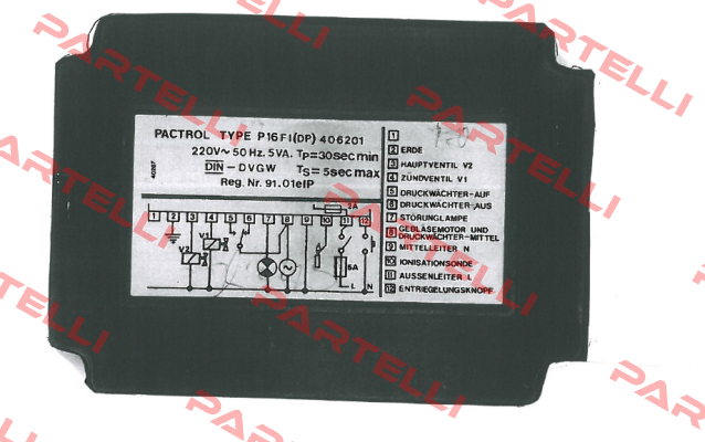 P16FI(DP)406201 Pactrol