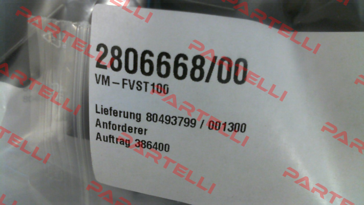 P/n: 2806668/00, Type: VM-FVST100 Vahle