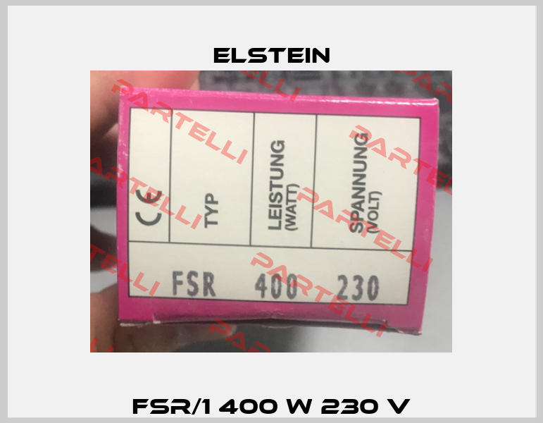 FSR/1 400 W 230 V Elstein