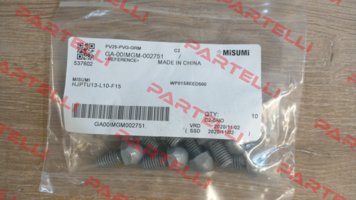 HJPTU13-L10-F15 Misumi