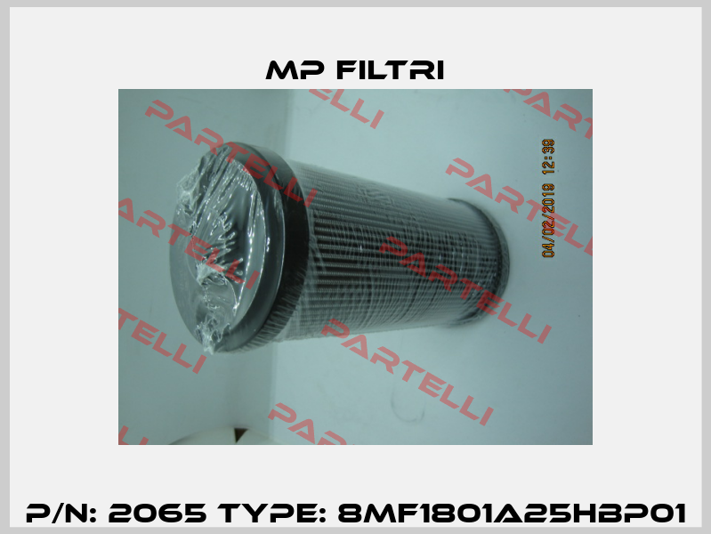 P/N: 2065 Type: 8MF1801A25HBP01 MP Filtri