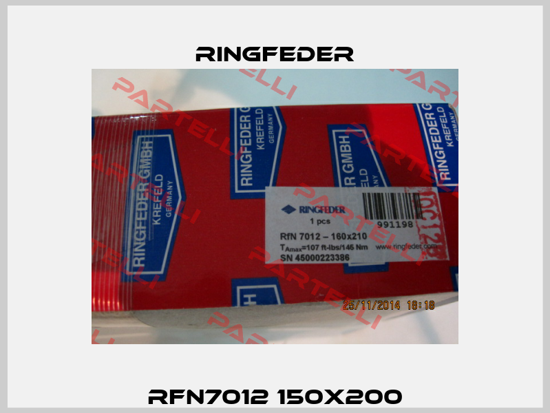 RFN7012 150X200 Ringfeder