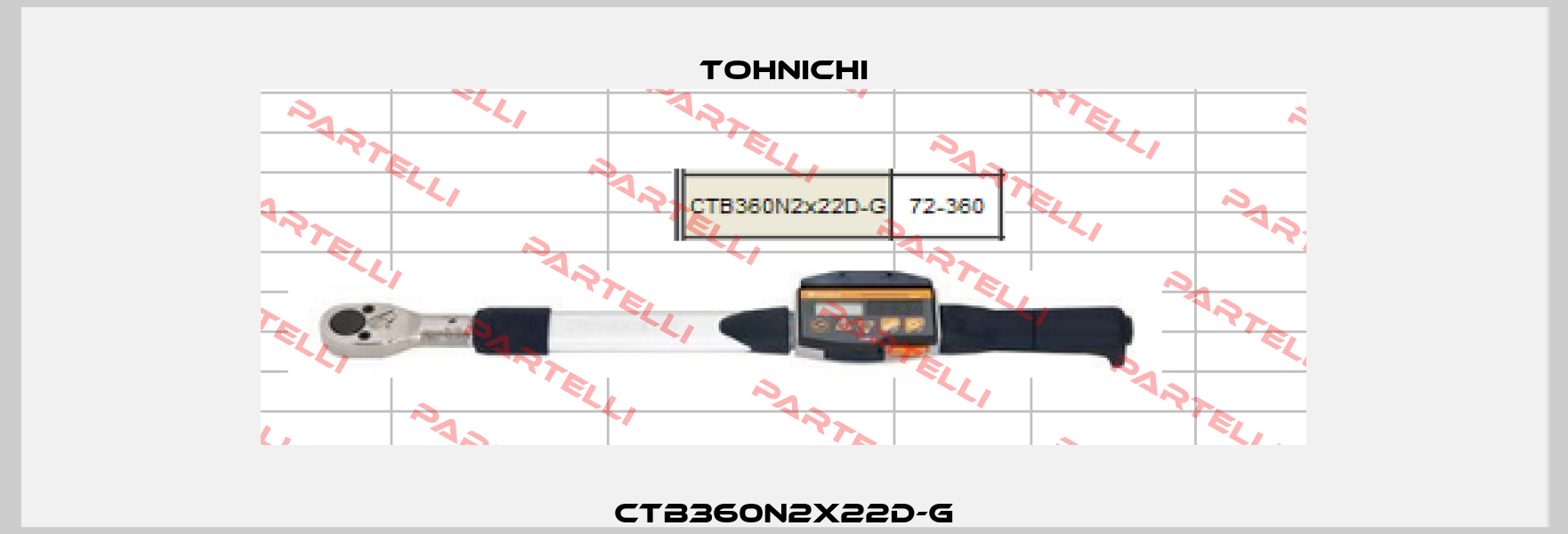 CTB360N2X22D-G Tohnichi