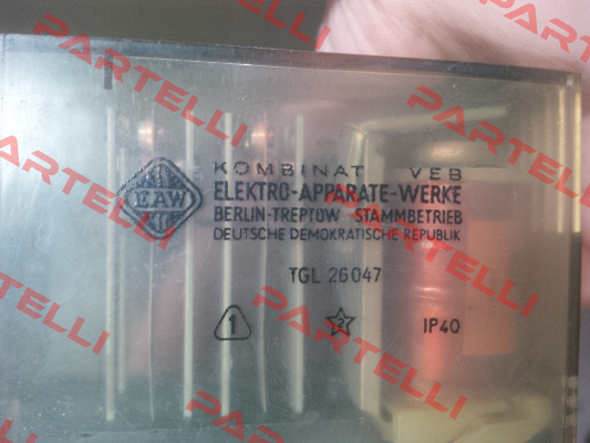 TGL 26047 2RH01, 48VDC Relog