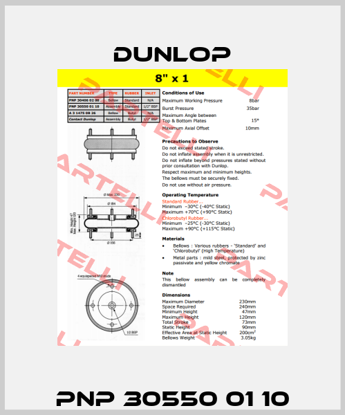 PNP 30550 01 10 Dunlop