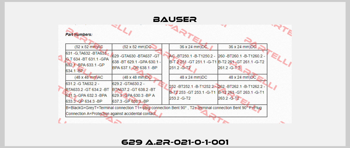 629 A.2R-021-0-1-001 Bauser