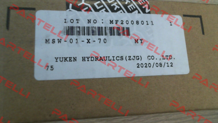 MSW-01-X-70 Yuken