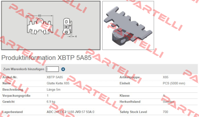 XBTP 5A85 FlexLink