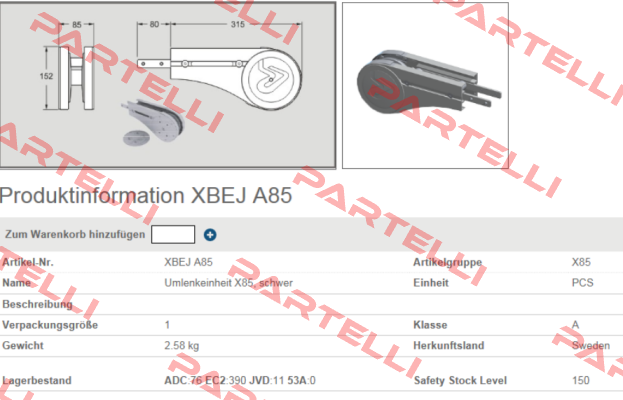 XBEJ A85 FlexLink