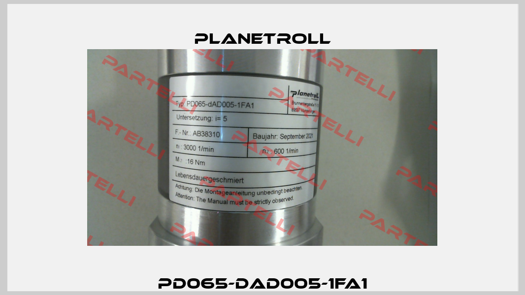 PD065-dAD005-1FA1 Planetroll