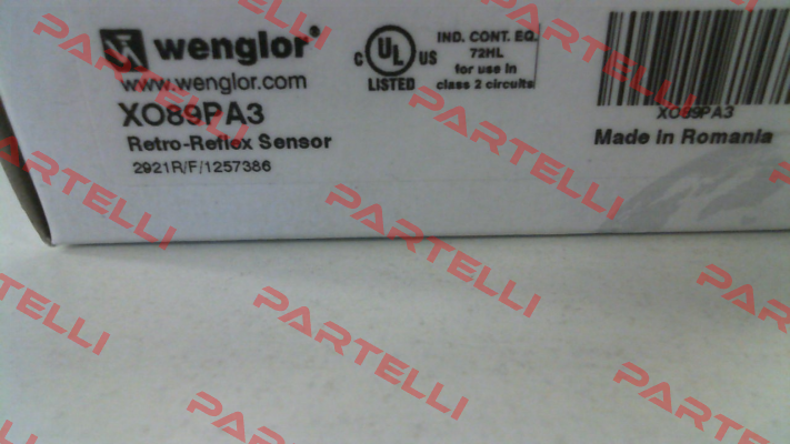 XO89PA3 Wenglor