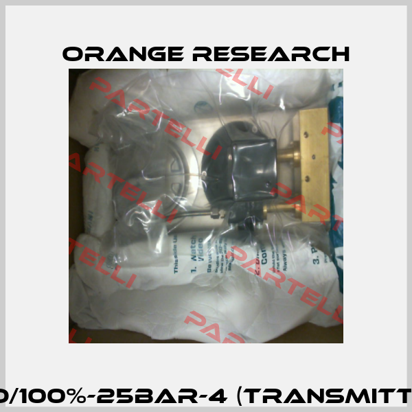 4210A-2000mmH2O/100%-25bar-4 (transmitter), Buna for CO2 Orange Research