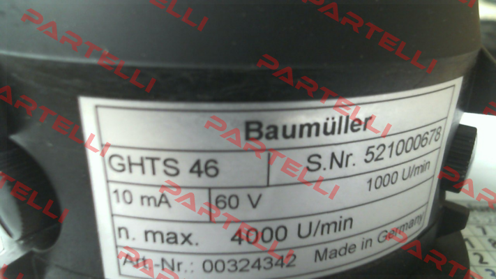 GHTS 46 60 V 1000 U Baumüller