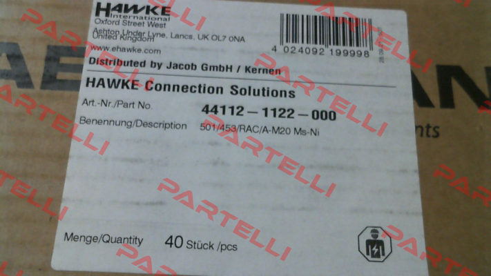 501/453/RAC/A/M20/NP Hawke