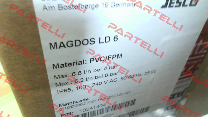 10241404  MAGDOS LD 6 PVC/FPM Jesco