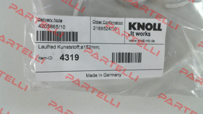 TG 40 / 4319 KNOLL