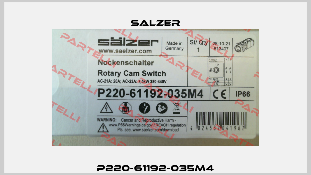 P220-61192-035M4 Salzer