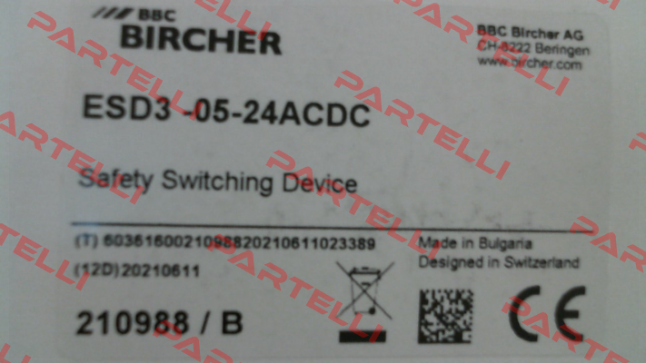 210988 / ESD3-05-24ACDC Bircher