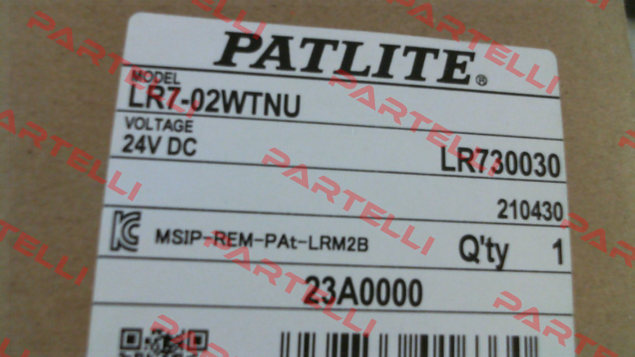 LR7-02 WTNU Patlite