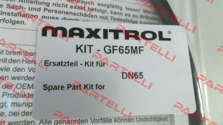 KIT-GF65MF Maxitrol