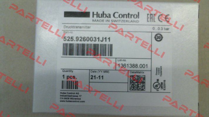 525.9260031J11 Huba Control