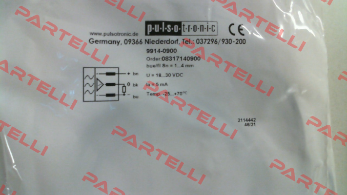 08317140900 / KJ4-M18MB80-ANU Pulsotronic